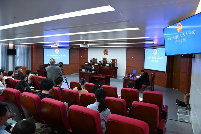 北京朝阳法院涉外庭审走进中国政法大学