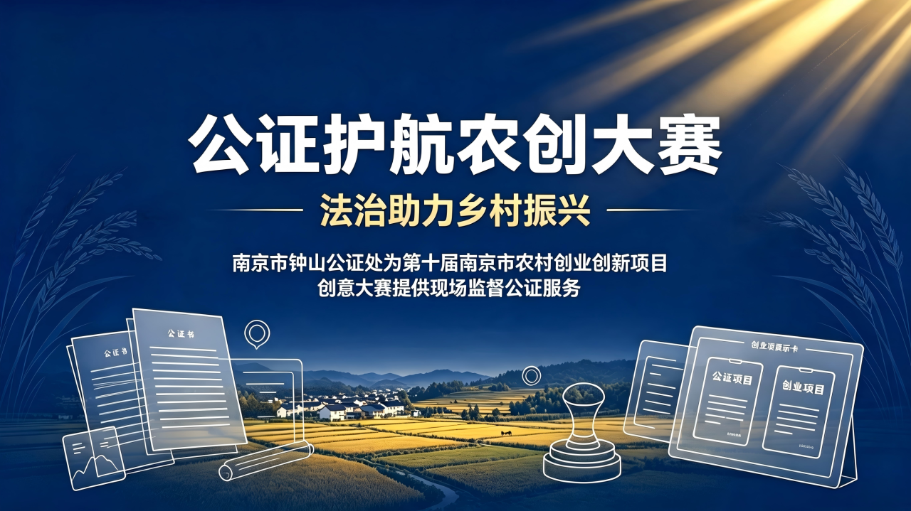 公证护航农创大赛 法治助力乡村振兴
