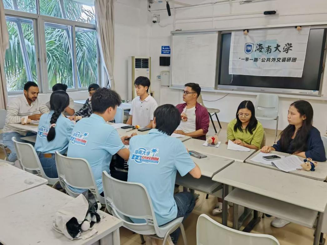 海南大学学子深耕公共外交实践 以青春之力助力“一带一路”中外融通1